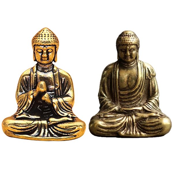 Decor Miniature Meditation Zen Buddha (3cm) - Set of 2