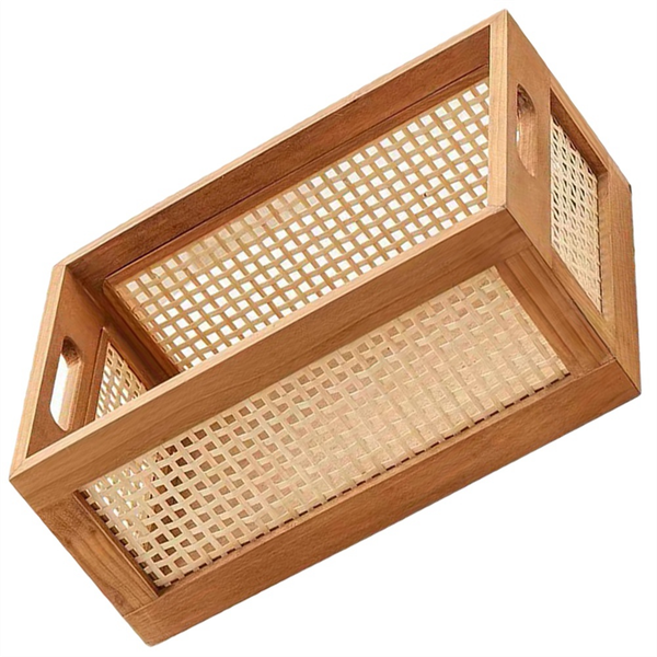 Decorative Basket Book Storage Woven Baskets For Storage Basket (L)
