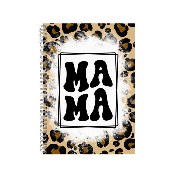 Cheetah Leopard Print Mama Notebook Mother's Day Gift Idea A4 Notepad Pad 83
