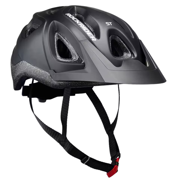 Rockrider ST 100 MTB Cycling Helmet - Black