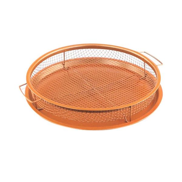 Copper Round Crispy Tray