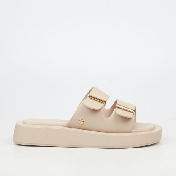 Via Beach Coconut 32 Nude Women Faux Leather Sandal
