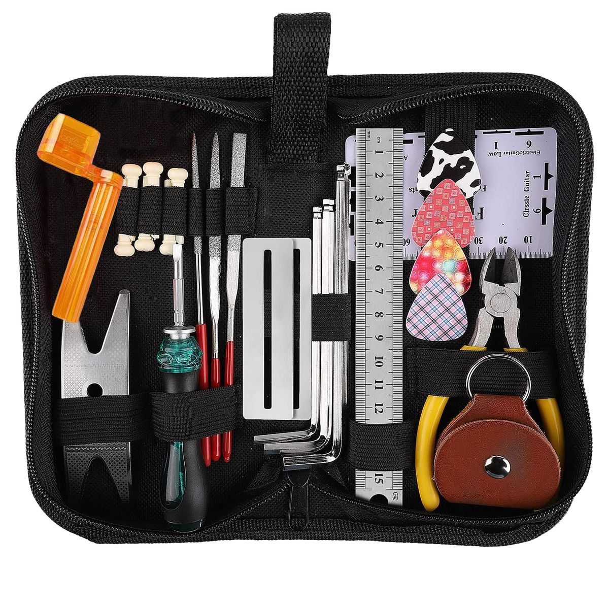 26 Pieces Portable Guitar Repairing Maintenance Tool Kit