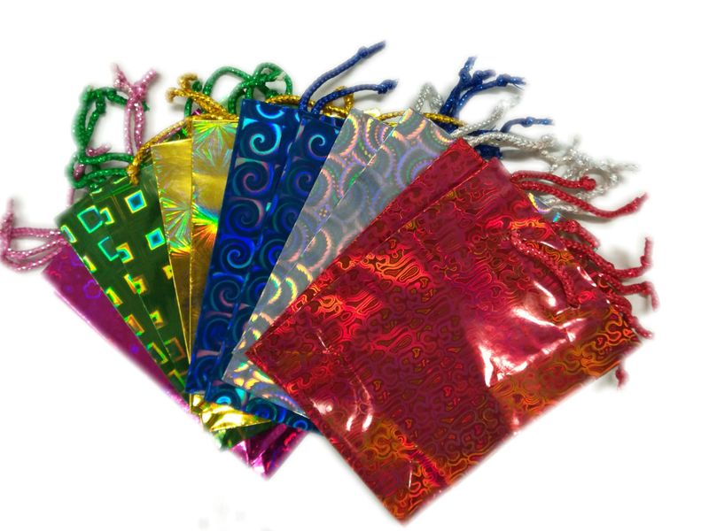 BEAD COOL - Gift Bag Bulk -12pcs - 15cm(H) by 12cm(L) by 6cm(W) - 6 colour