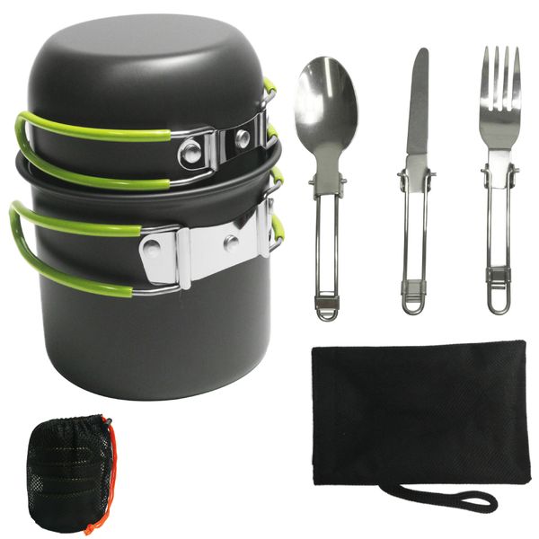 Outdoor Pot Set, 1-2 Person Potware, Portable