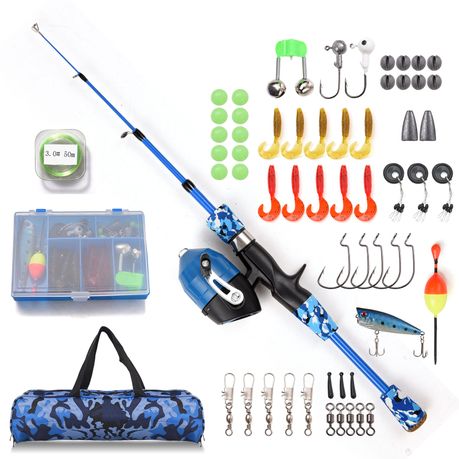 YB Sparkle -Portable Telescopic Kids Fishing Rod Set with Full Equipment, Shop Today. Get it Tomorrow!