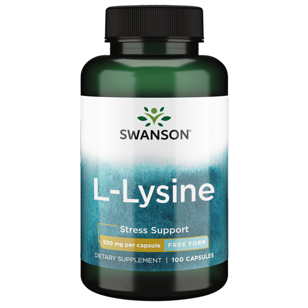 Swanson L-Lysine - Free Form 500mg - 100 Caps