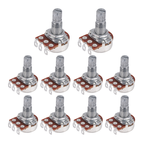 Guitar Pots B250K Potentiometers For Guitar Bass (Pack Of 10)