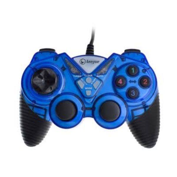 Doubleshock Wired Gamepad Controller &amp; Joystick for Windows PC/Computer