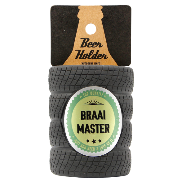 Tyre Beer Holder - Braai Master