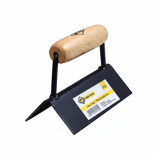 MTS 150mm Corner Outer Cove Trowel with Wooden Handle