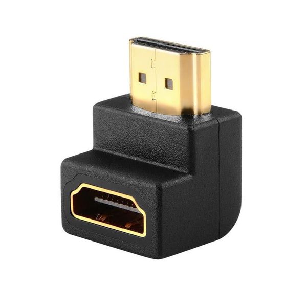 HDMI Connector 90 Degree Right Angle Female to Male Adapter