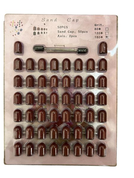 52 Piece Nail Drum Sanding Bands - 180 Grit