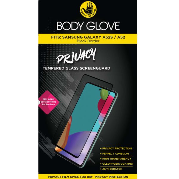 Body Glove Samsung Galaxy A52s / A52 Privacy Tempered Glass Screen Protector
