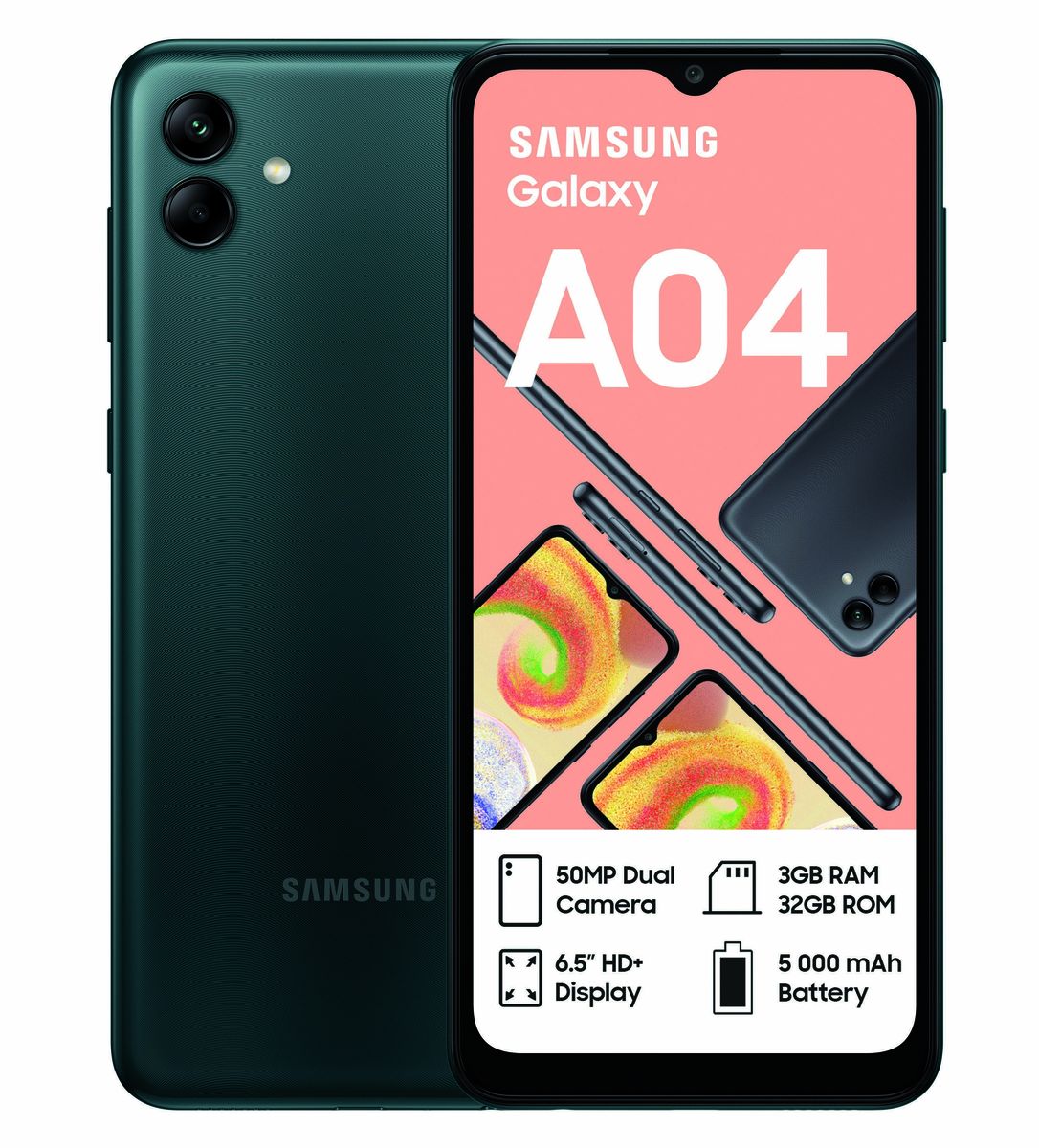 Samsung Galaxy A04 32GB LTE Dual Sim - Green