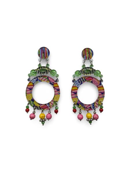 Lilly K Designs Women Multicolour 57216 Drop &amp; Dangle Earrings