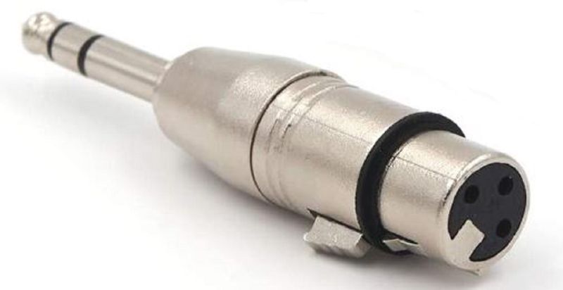 XLR to Stereo Jack Adaptor