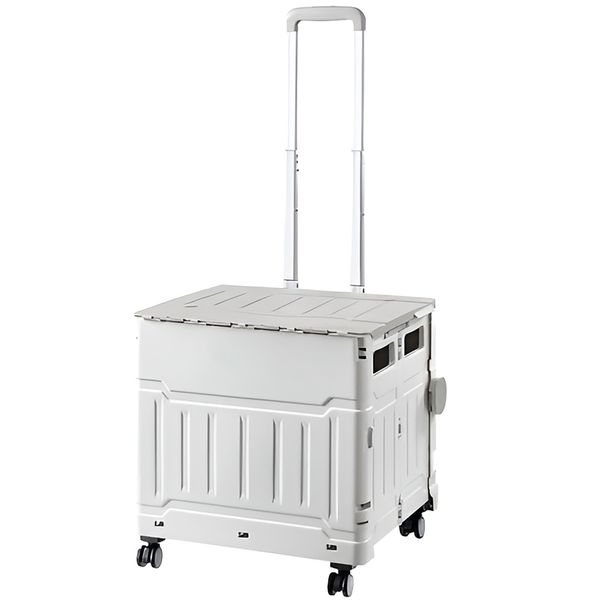 Camping Trolley Folding Shopping Cart With Wheels And Pull Handle