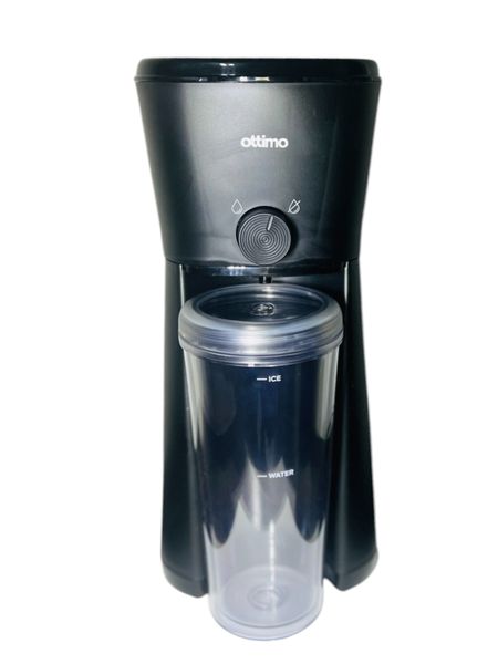 Ottimo Iced or Hot Coffee Maker with cup Nylon Filter Water Tank 350ml 700W