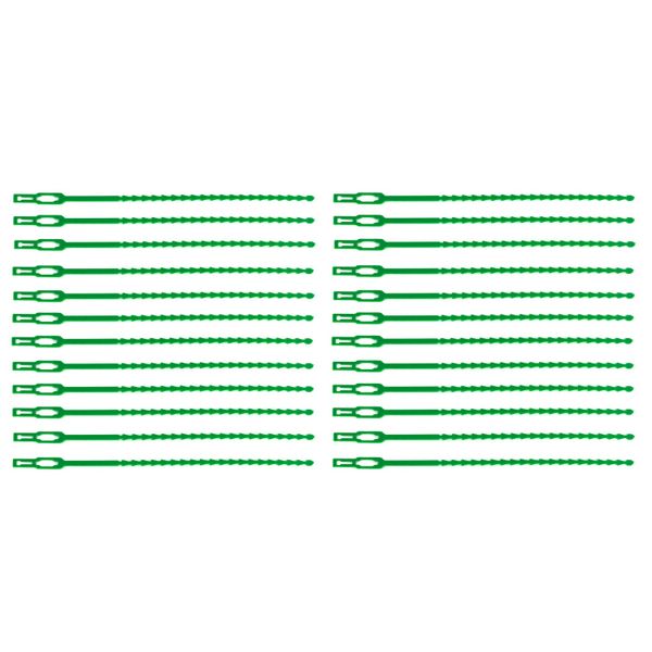 FI- Adjustable Green Plant Ties 23 cm Long