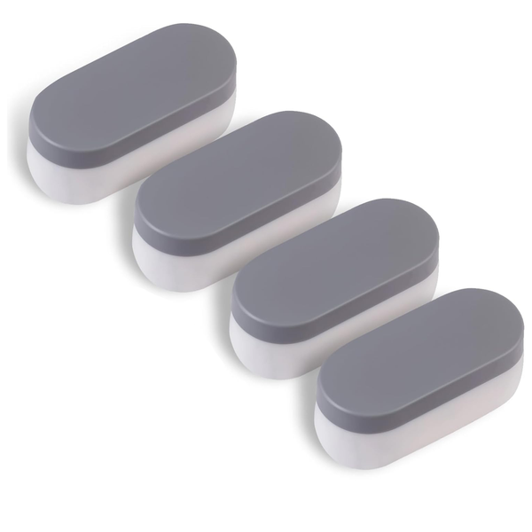 Decor Toilet Seat Bumpers for Bidet - 4 Pack Adhesive Pads