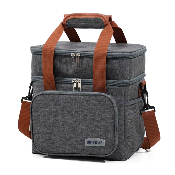 Splendid Brivilas Double Waterproof Hot or Cold Lunch Cooler Bag With Strap