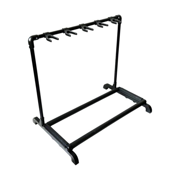 Guitar Stand 5 Holders Display Rack with No-Slip Rubber Padding