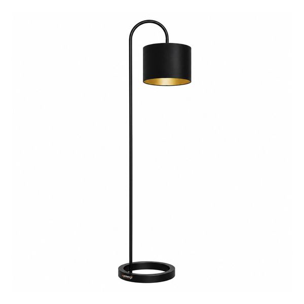 Synerji 60W Modern Indoor Fabric Floor Lamp - E27