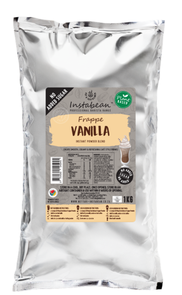 Instabean Vanilla No Added Sugar 1kg Refill Pack (Plant Base)
