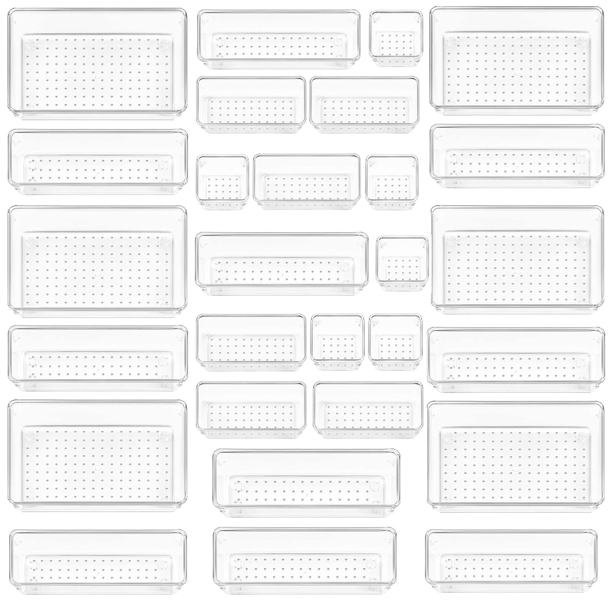 plastic file drawer organizer