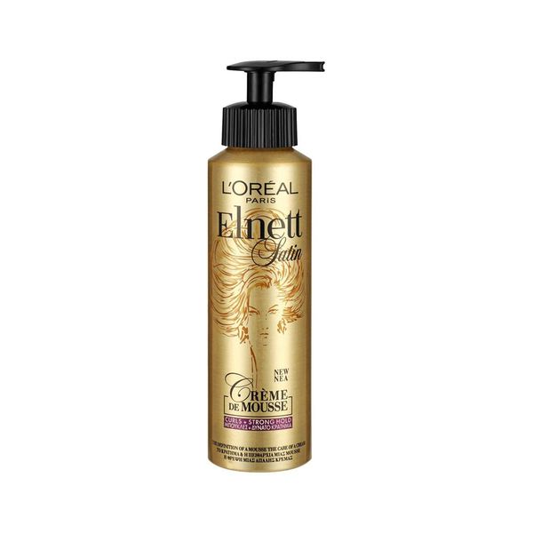 L'oreal Elnett Satin Creme De Mousse Curls - 1 x 200ml