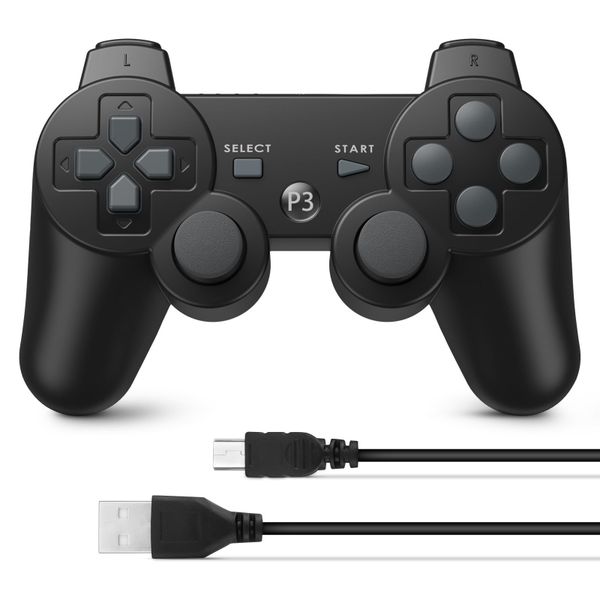 PS-3 Controller Wireless for Play-Station 3 High Performance Gaming Shock