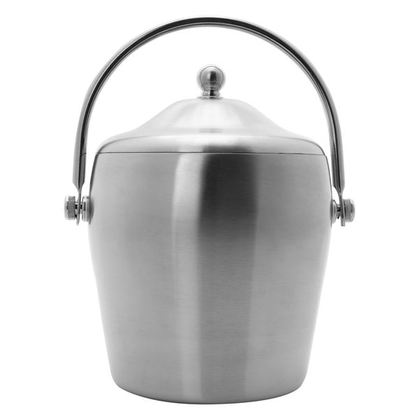 Bar Butler Double Walled Ice Bucket With Handle &amp; Lid 1.2L (140x138x110mm)