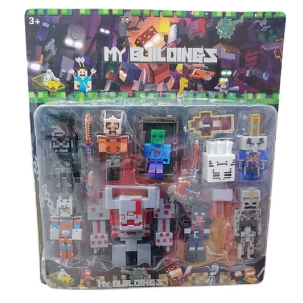 SM Buildings Minecraft-Themed Mini Action Figures