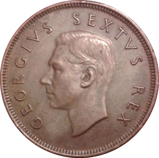 1942 South Africa 1 Penny Coin