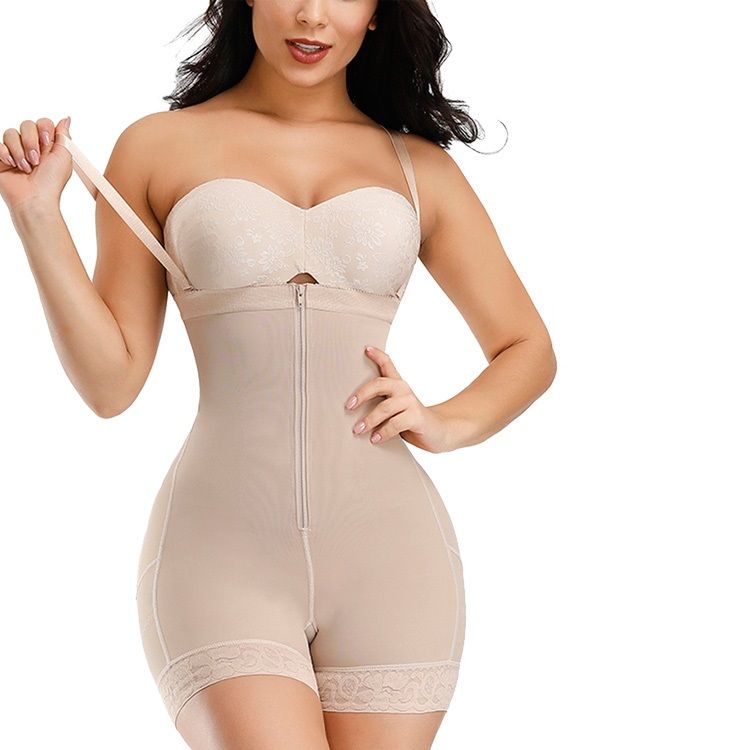 Shapellx Women's Slimming Shapewear Firm Tummy Control Smooth Silhouette Body  Shaper NUDE L 