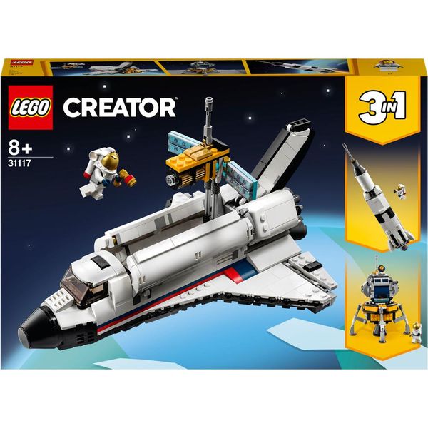 LEGO Creator 3in1 Space Shuttle Adventure Set 31117