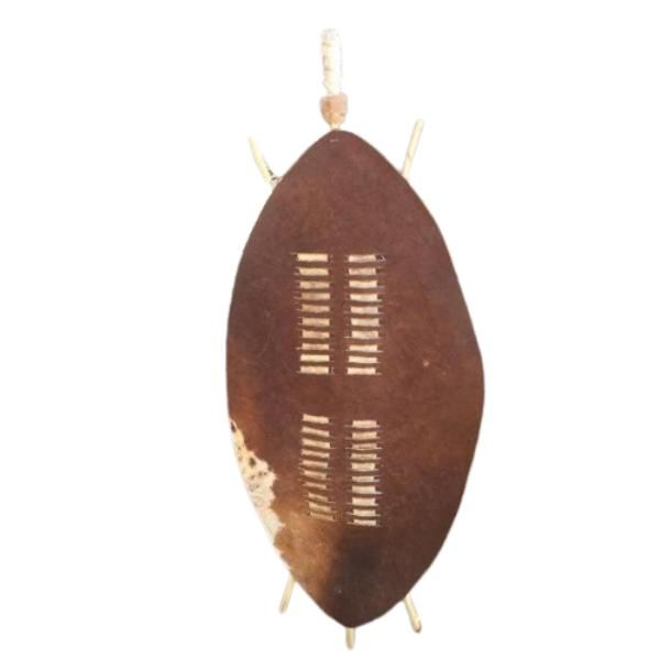 Extra Large Zulu Shield Handcrafted Cow Hide Standing 155cm Tall