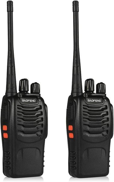 2 Piece Portable Walkie Talkie 2-Way Radio