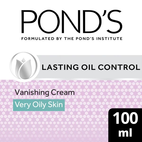 POND'S Lasting Oil Control Matte Skin Vanishing Face Cream Moisturizer for Very Oily Skin - 100ml