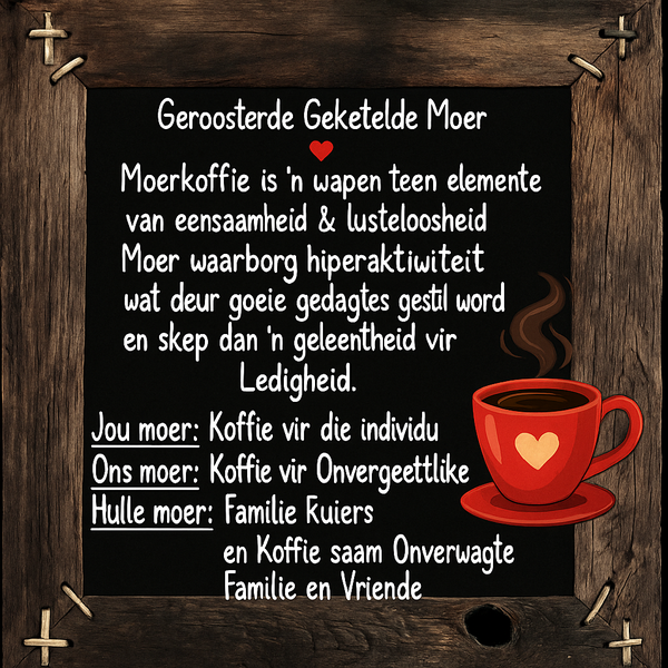 Moerkoffie Fridge Magnet
