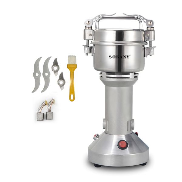 SOKANY Espresso &amp; Spice Grinder - 150g Stainless Steel 950W Power