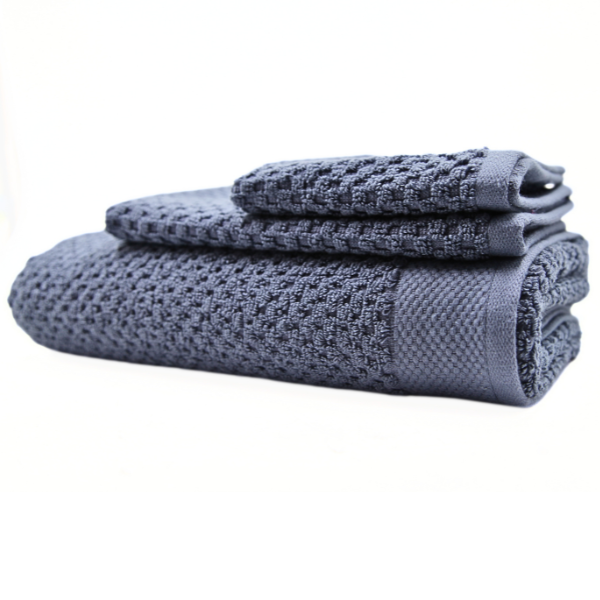 Towels Set Vintage Indigo - 3 Piece