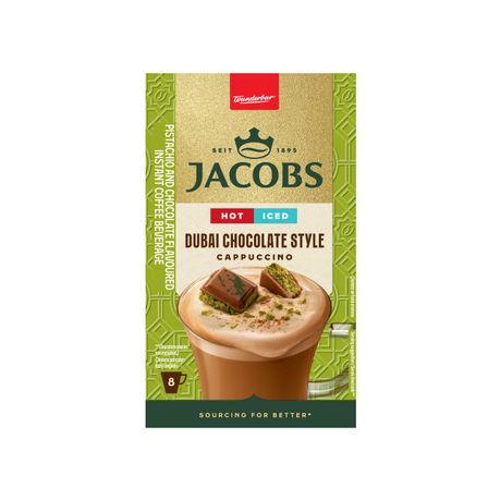 JACOBS Dubai Chocolate Style Cappuccino Instant Coffee - 8 pack (8x19.5g) Image