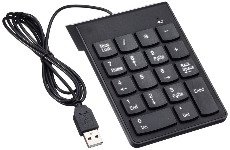 Mini Numeric Keypad for laptop and PC