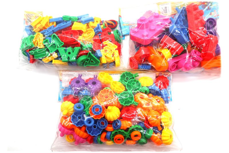 Kids Educational 300 Piece + 3 Pack Big Block Activity Set