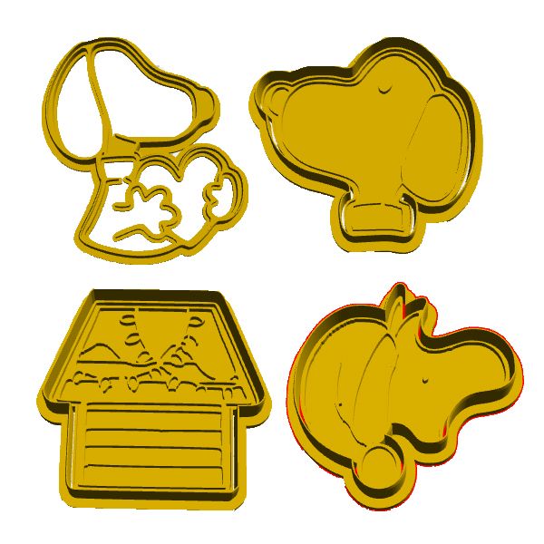 Snoopy Cookie Cutter Set