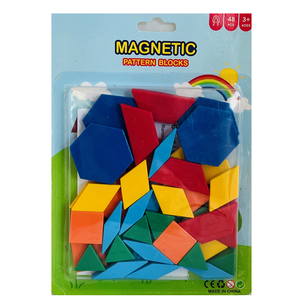 Magnetic Pattern Blocks - 48 Pieces