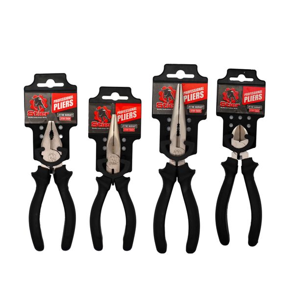 Stier Professional 4 Pack Plier Combo Set