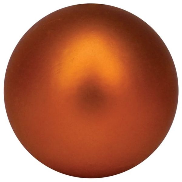 Christmas Decoration - Bauble Matt Copper 60mm | Set of 12